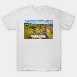 Painted Canyon Overlook North Dakota T-Shirt